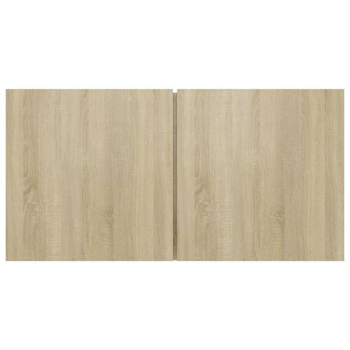 Væghængte tv-skabe 3 stk. 60x30x30 cm sonoma-eg