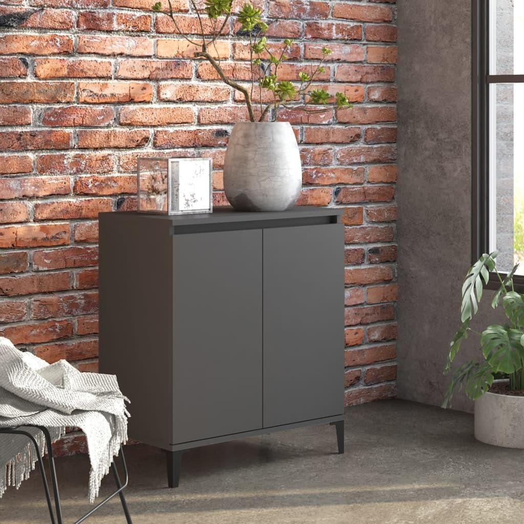 Skænk 60x35x70 cm konstrueret træ grå