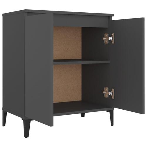 Skænk 60x35x70 cm konstrueret træ grå