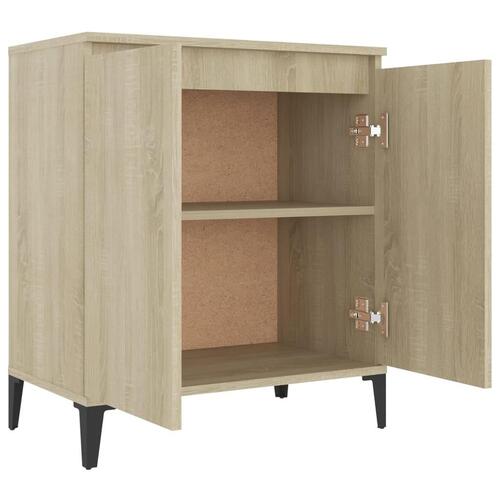Skænk 60x35x70 cm konstrueret træ sonoma-eg