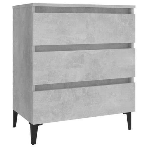 Skænk 60x35x69 cm konstrueret træ betongrå