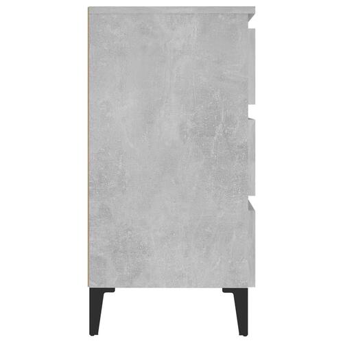 Skænk 60x35x69 cm konstrueret træ betongrå