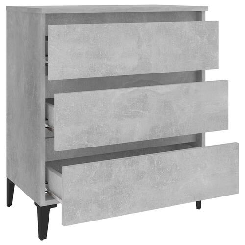 Skænk 60x35x69 cm konstrueret træ betongrå