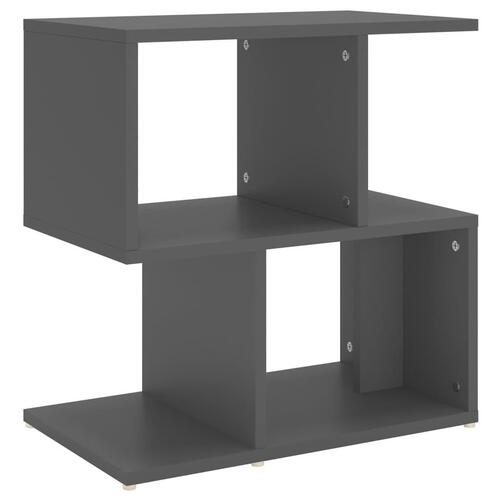 Sengebord 50x30x51,5 cm konstrueret træ grå