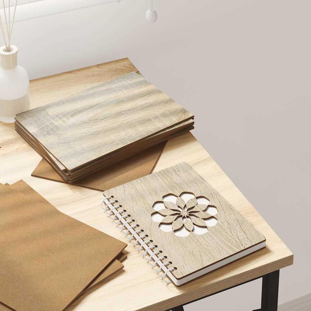 Dekor Panels 12 pcs Sonoma eg 15 x 21 x 0.27 cm Konstrueret træ