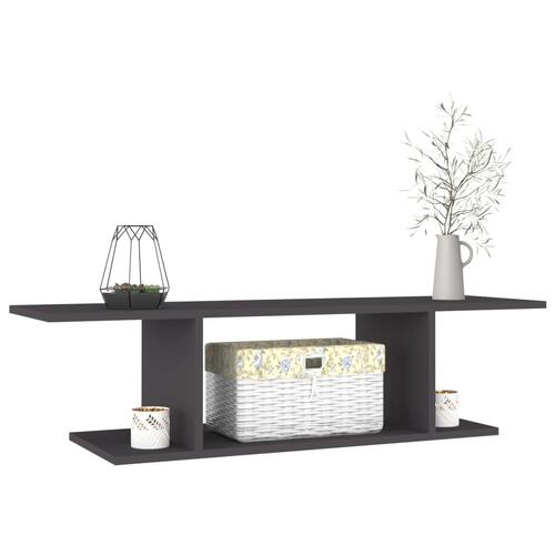 Væghængt tv-skab 103x30x26,5 cm grå