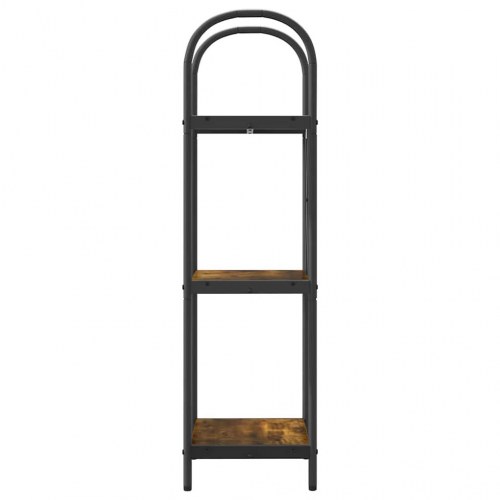 Bogreol Røget eg 40 x 30 x 109 cm Konstrueret træ