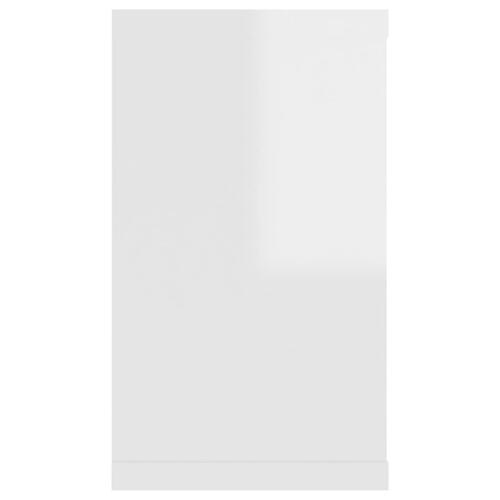 Væghylder 2 stk. 80x15x26,5 cm kubeform konstrueret træ