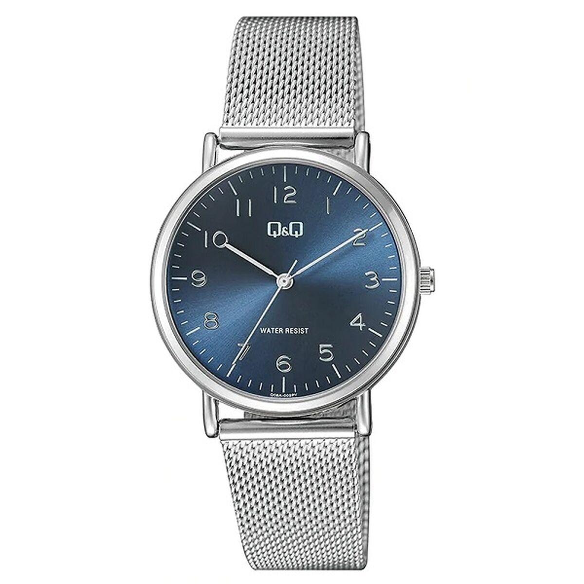 Dameur Q&Q - sølvfarvet kvartsur (Ø 40 mm / Ø 35 mm) billede