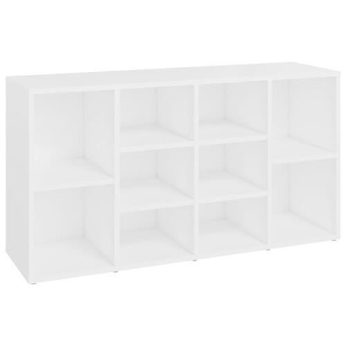 Skobænk 103x30x54,5 cm konstrueret træ hvid