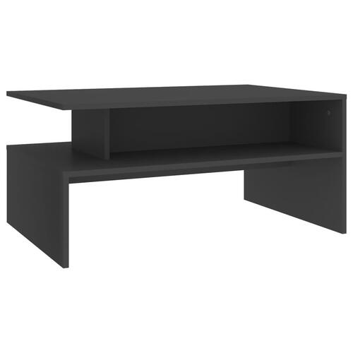 Sofabord 90x60x42,5 cm konstrueret træ grå