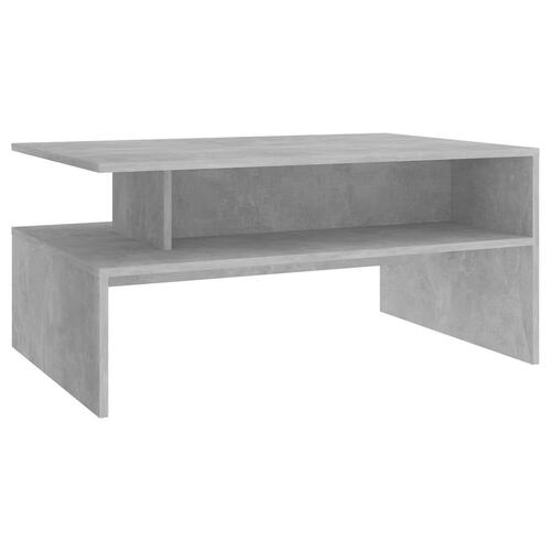Sofabord 90x60x42,5 cm konstrueret træ betongrå