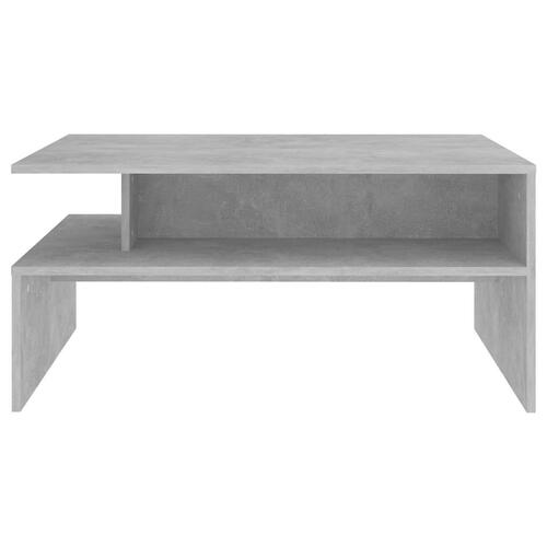 Sofabord 90x60x42,5 cm konstrueret træ betongrå