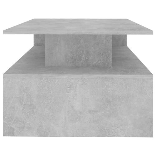Sofabord 90x60x42,5 cm konstrueret træ betongrå