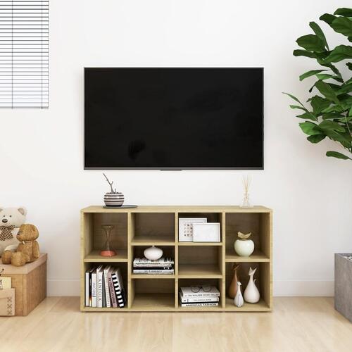 Skobænk 103x30x54,5 cm konstrueret træ sonoma-eg