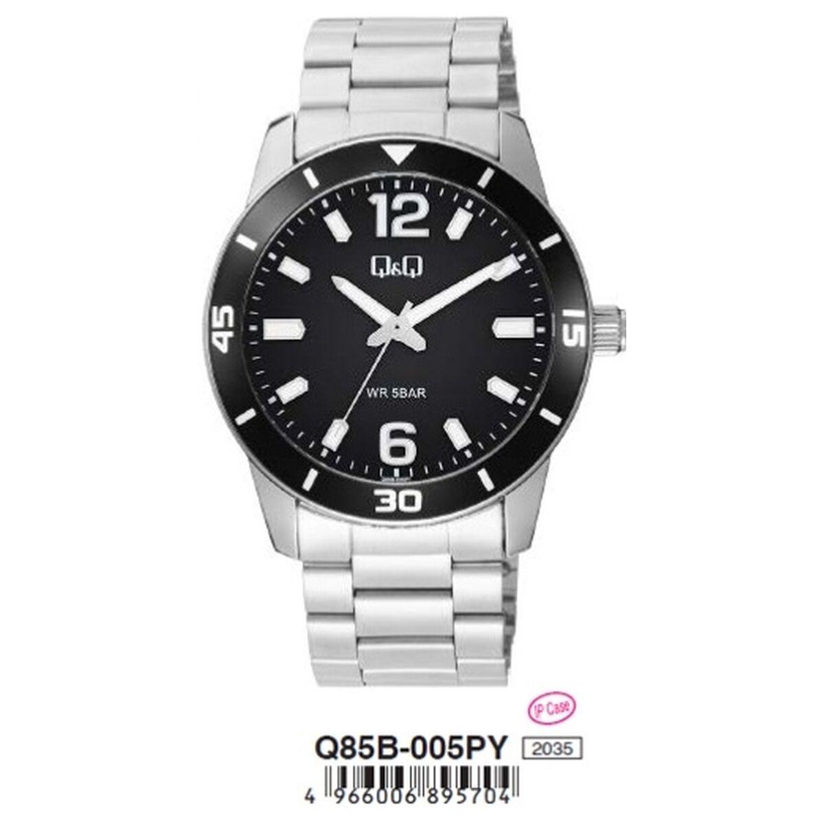 Q&Q GENT Diver Only Time herreur - metal lænke, 5 ATM billede