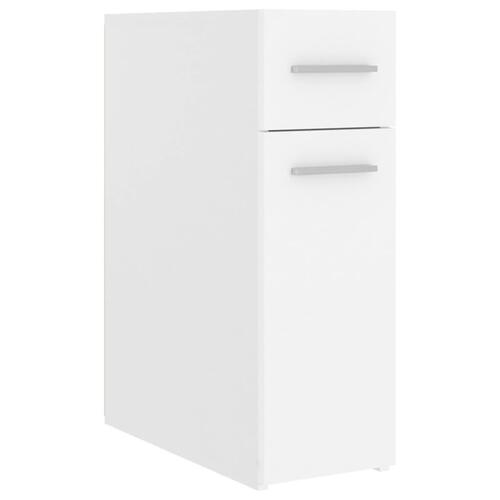 Apotekerskab 20x45,5x60 cm konstrueret træ hvid