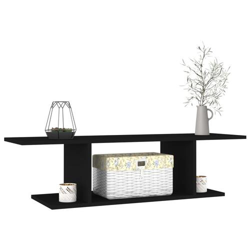 Væghængt tv-skab 103x30x26,5 cm sort