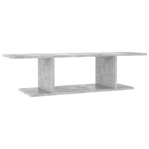 Væghængt tv-skab 103x30x26,5 cm betongrå