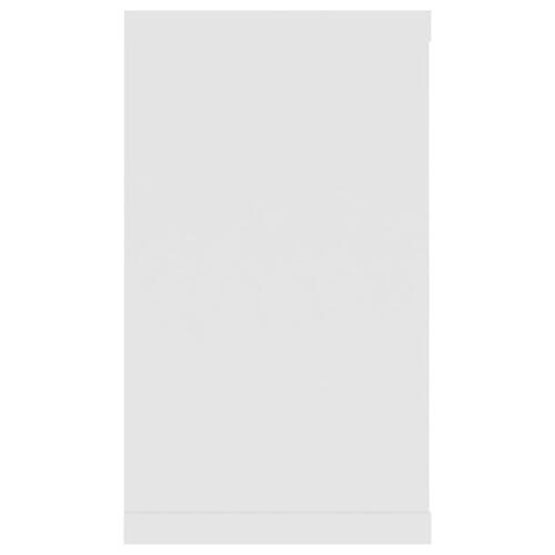 Væghylder 6 stk. 80x15x26,5 cm kubeformet spånplade hvid