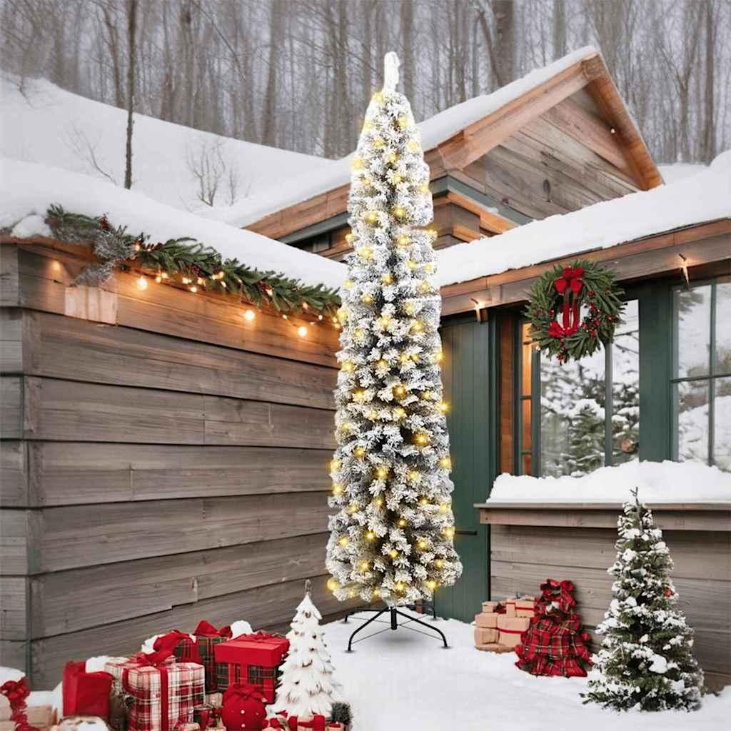 Slankt Juletræ Grøn 61 x 61 x 240 cm Plastik og metal