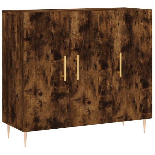 Skænk 90 x 34 x 80 cm - røget egetræsfarve