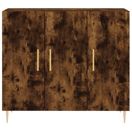 Skænk 90 x 34 x 80 cm - røget egetræsfarve