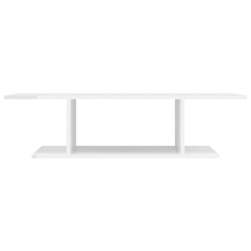 Væghængt tv-skab 103x30x26,5 cm hvid højglans