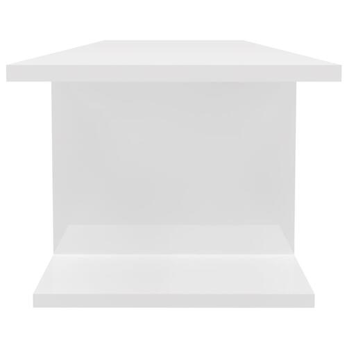 Væghængt tv-skab 103x30x26,5 cm hvid højglans