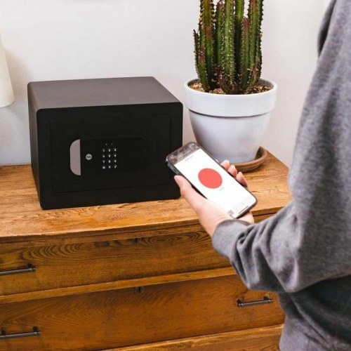 Yale YSS/250/EB1 pengeskab med elektronisk lås - sort