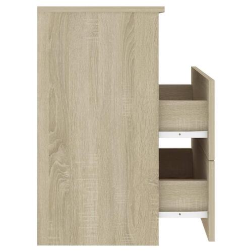 Sengeskab 50x32x60 cm sonoma-eg