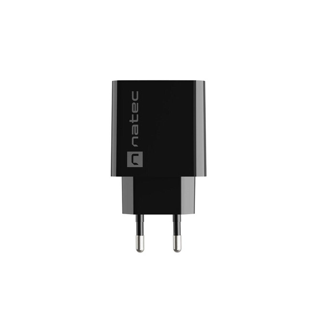 Vægoplader 18 W med Quick Charge 3.0 - Natec RIBERA NUC-2058 (sort) billede
