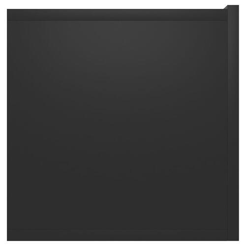 Væghængt tv-skab 60x30x30 cm sort