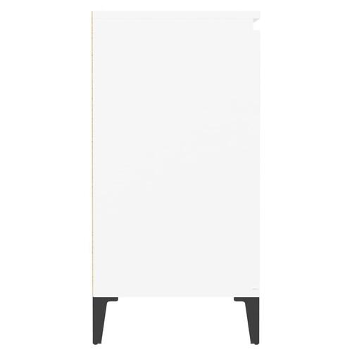 Skænk 60x35x70 cm konstrueret træ hvid
