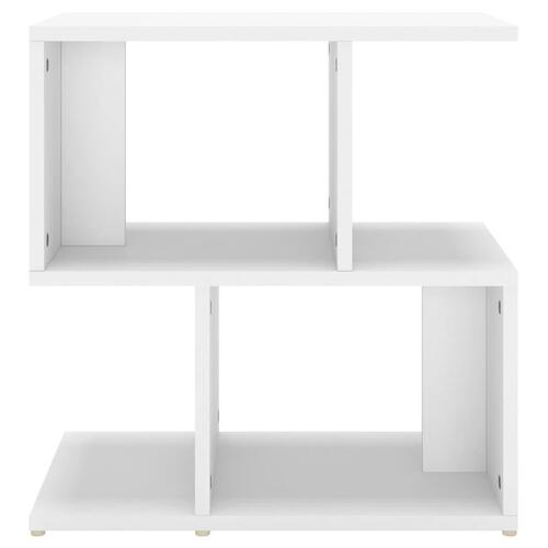 Sengeskabe 2 stk. 50x30x51,5 cm spånplade hvid