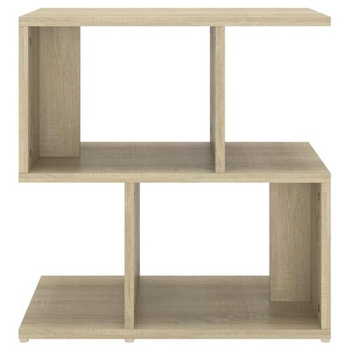 Sengeskabe 2 stk. 50x30x51,5 cm spånplade sonoma-eg