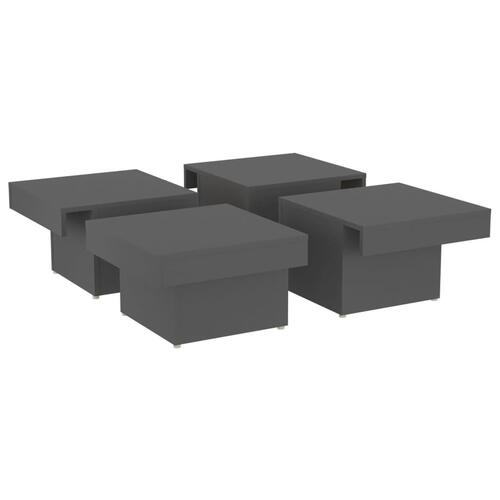 Sofabord 90x90x28 cm spånplade grå