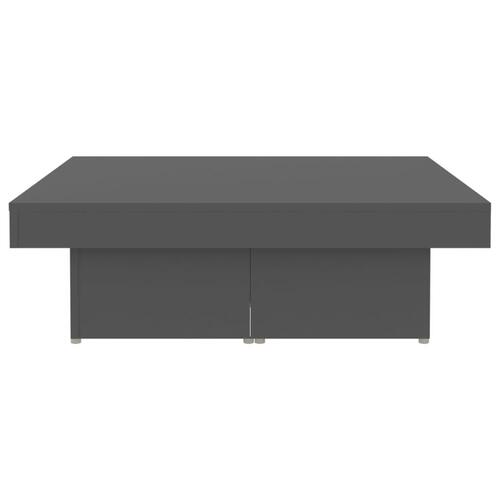 Sofabord 90x90x28 cm spånplade grå