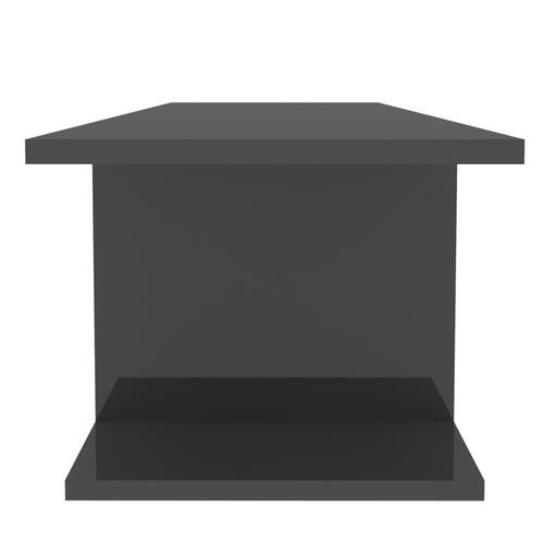 Væghængt tv-skab 103x30x26,5 cm grå højglans