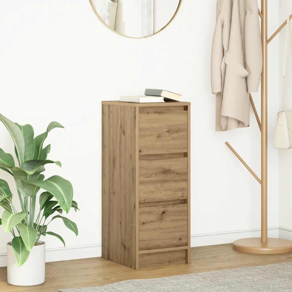 Skænk 29,5 × 34 × 76 cm i konstrueret træ - kunsteg