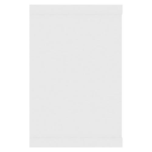 Væghylder 4 stk. 60x15x23 cm kubeformet konstrueret træ hvid