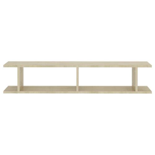 Væghylder 2 stk. 105x18x20 cm spånplade sonoma-eg