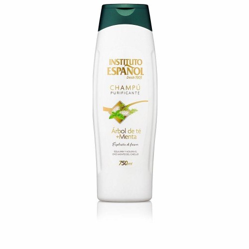 Instituto Español Rensende shampoo med tea tree-olie og mynte - 750 ml