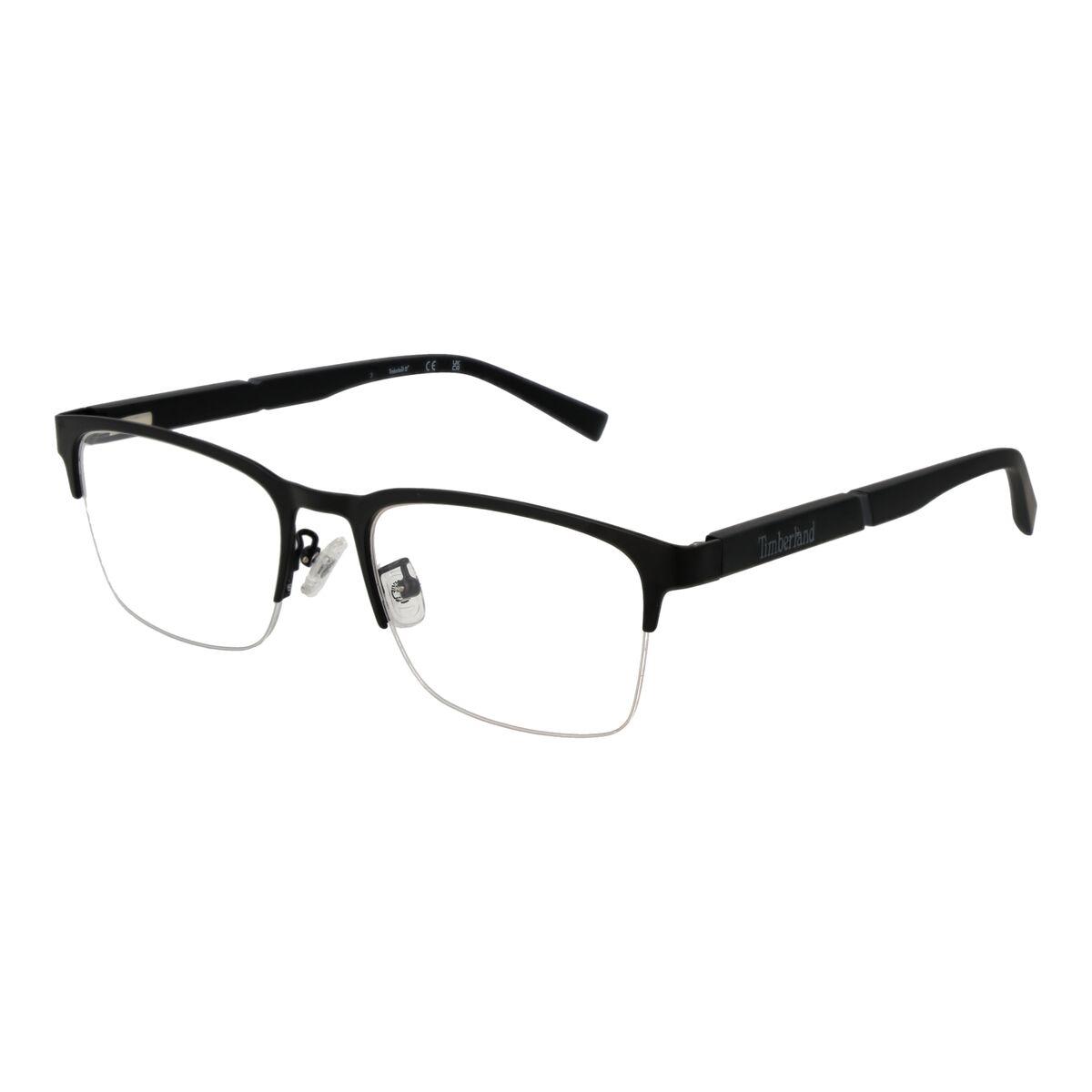 Timberland TB1841-H 54002 brillestel til mænd - halvramme, sort billede