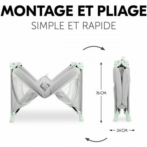 Hauck Dream N Play Plus rejseseng 60 × 120 cm - støvet blå