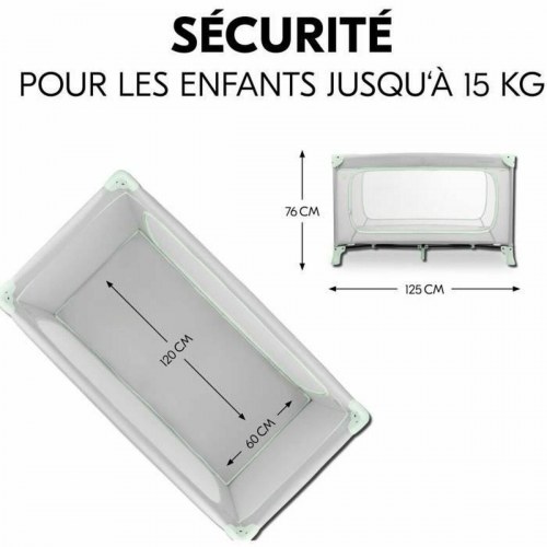 Hauck Dream N Play Plus rejseseng 60 × 120 cm - støvet blå