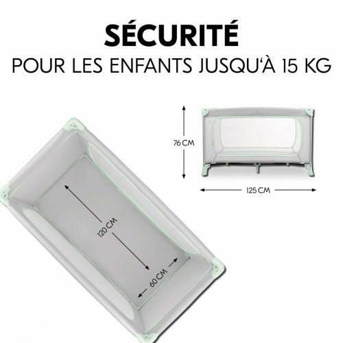 Hauck Dream N Play Plus rejseseng 60 × 120 cm - støvet blå