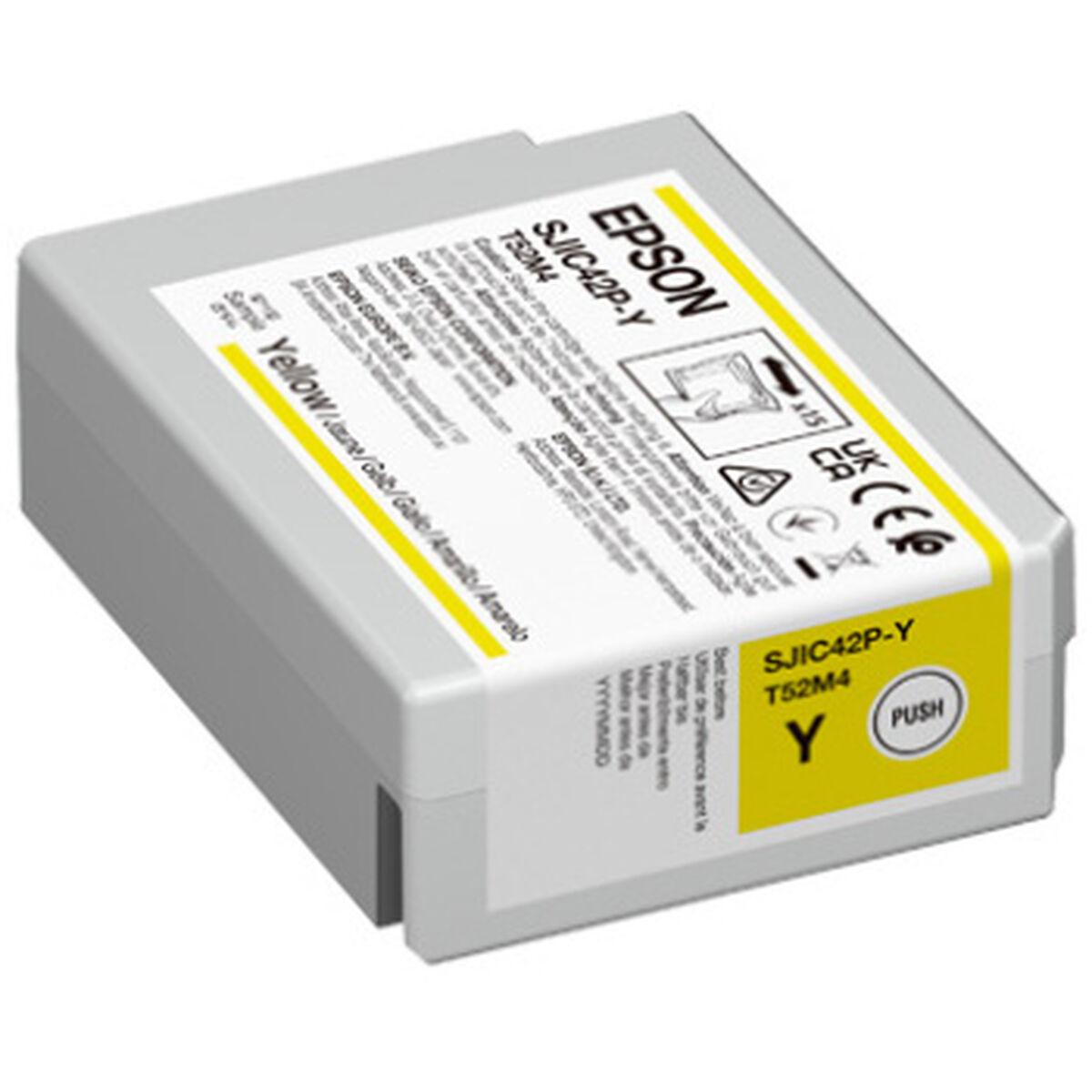 Blækpatron Epson SJIC42P-Y gul - original billede