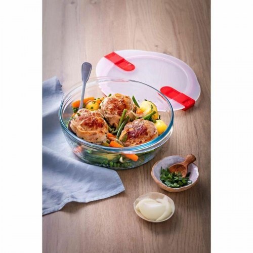 Pyrex Cook & Heat madbeholdersæt 1,1 l - gennemsigtig, 3 dele