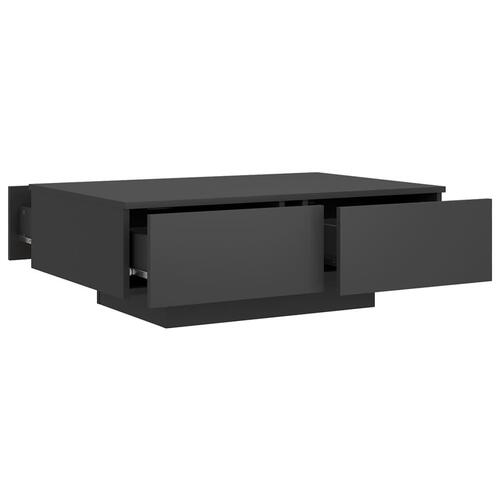 Sofabord 90x60x31 cm konstrueret træ grå